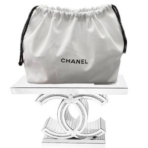 NWOT Chanel White Drawstring Pouch